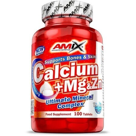 Amix Ca + Mg + Zn 100 tabletten