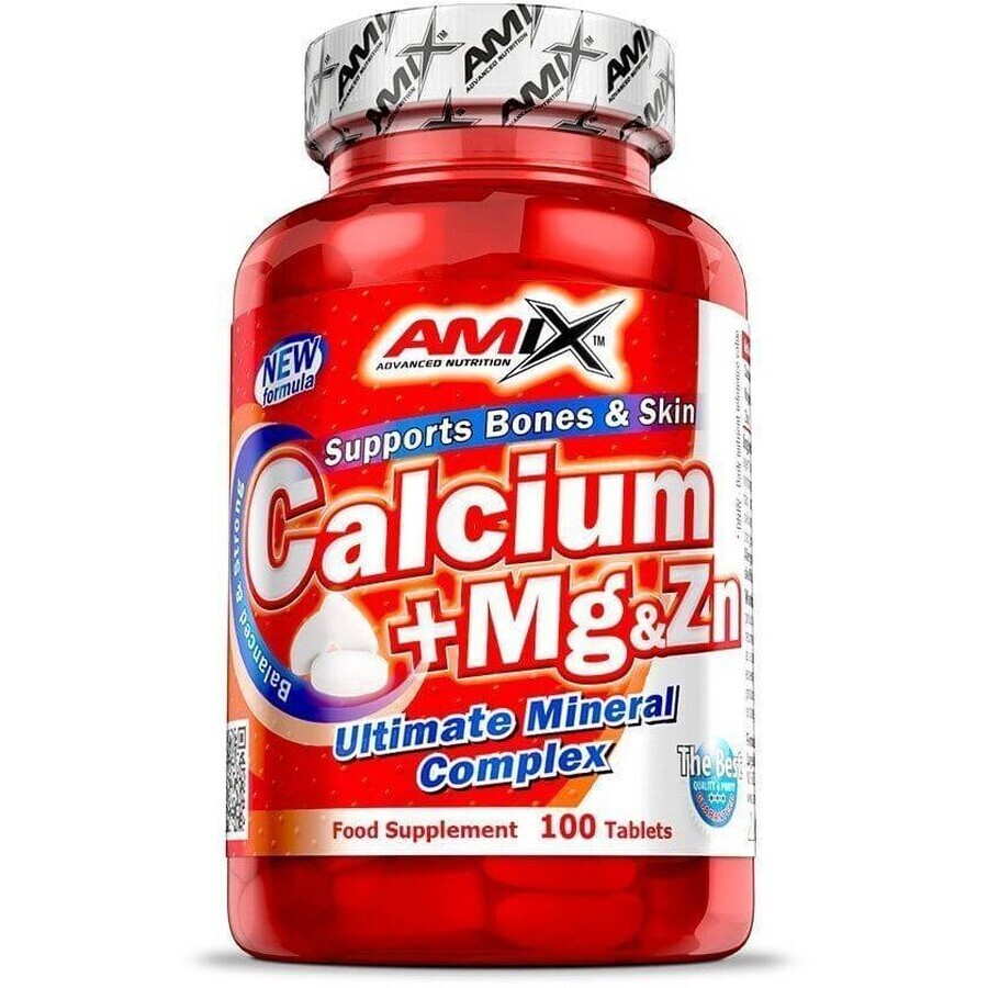 Amix Ca + Mg + Zn 100 tabletten