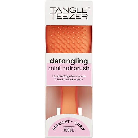 Tangle Teezer The Ultimate Detangler Mini Straight - Curly Salmon Pink Apricot