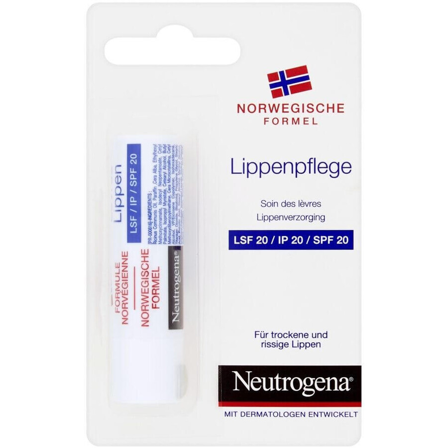 Neutrogena Lippenbalsem SPF 20, 4,8 g