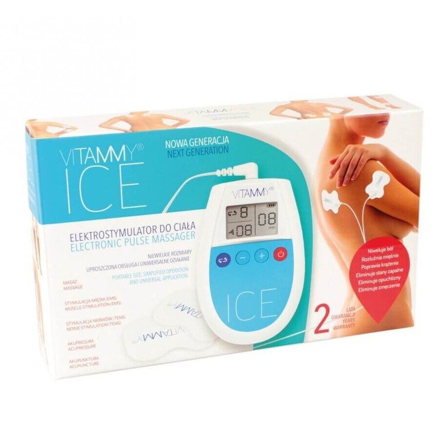 Vitammy ICE Spierstimulator, blauw