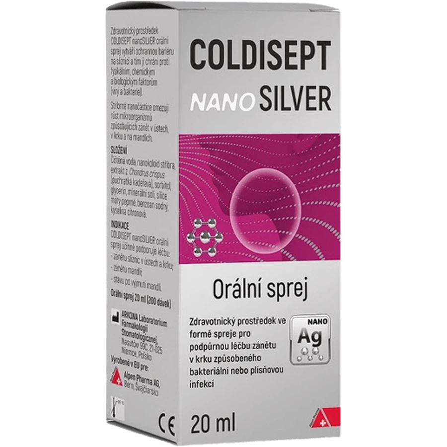 Coldisept NanoSilver Mondspray 20 ml