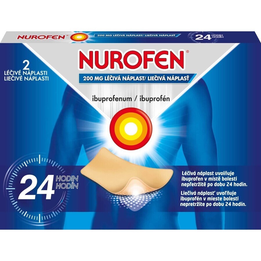 Nurofen 200 mg pleister met medicinale werking 2 stuks