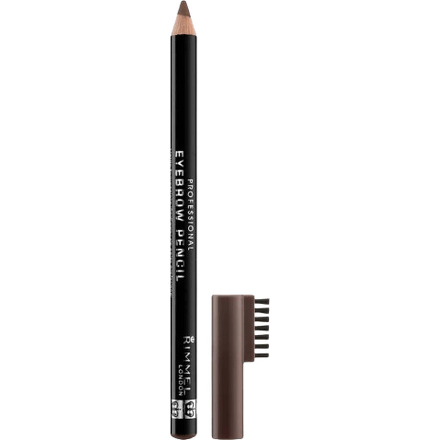 Rimmel London Professional Wenkbrauw, Wenkbrauwpotlood, 001 donkerbruin 1,4 g