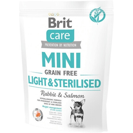 Brit Korrels Hond Mini Graanvrij Licht & Gesteriliseerd 400 g