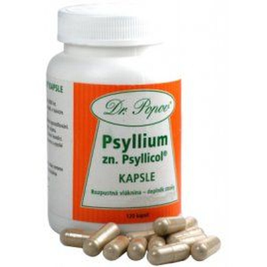 Dr.Popov PSYLLIUM ZN. PSYLLICOL 120 capsules