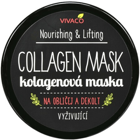 Vivaco Collageen masker voor gezicht en decolleté 100 ml