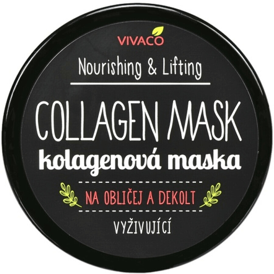 Vivaco Collageen masker voor gezicht en decolleté 100 ml