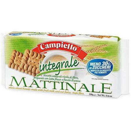 Biscuits complets avec 7% de fibres Matinale, 330 g, Campiello