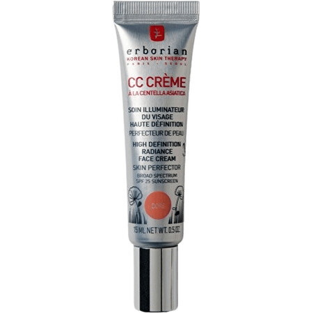 Erborian CC Creme Doré Gouden Verhelderende crème voor een egale teint SPF 25 15 ml