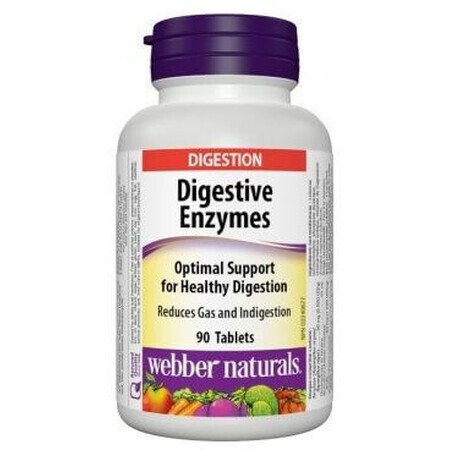 Webber Naturals Digestive Enzyme 90 tablets