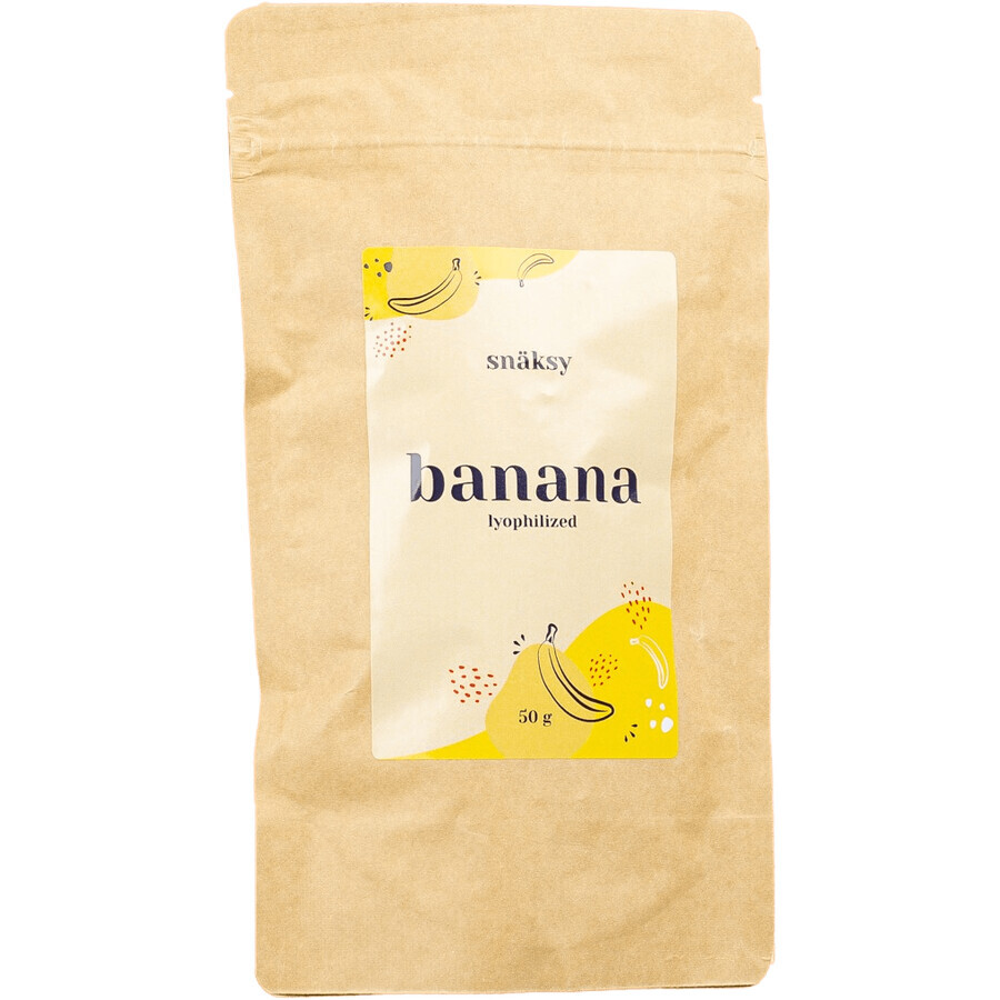 Snäksy Bananes lyophilisées 50 g