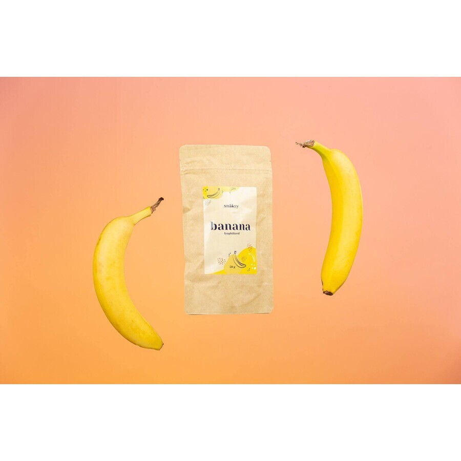 Snäksy Bananes lyophilisées 50 g