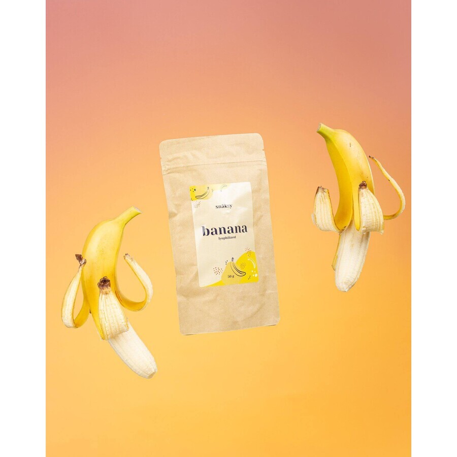 Snäksy Bananes lyophilisées 50 g