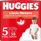 Huggies&#174; Little Movers Luier 5 (11 - 25 kg) 58 stuks