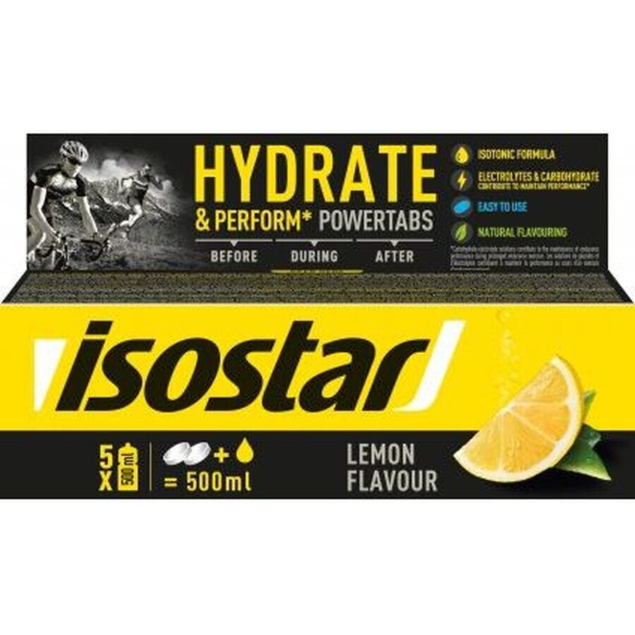 Isostar Power Tabs, Zitrone 10 x 12 g