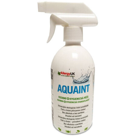 Aquaint Persoonlijke Verzorging + Hygiëne 100% biologisch reinigingswater 500 ml