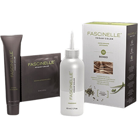 Vitality's Fascinelle Fascinelle Vegan Color Permanente Crème Haarkleuring - 1/0 Zwart, Zwart 110 ml