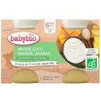 Babybio Kokosnussmilch Kokosnussmilch Brasserie Mango Apfel 2 x 130 g