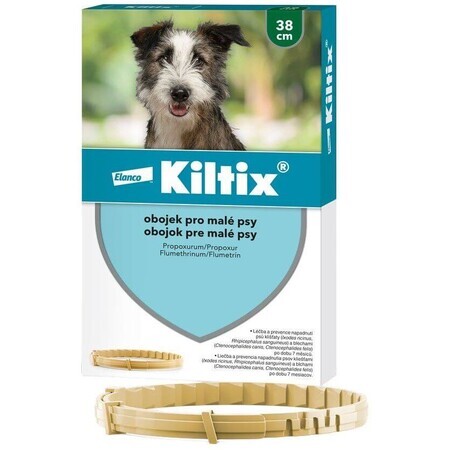 Kiltix Halsband voor kleine honden omtrek 38 cm