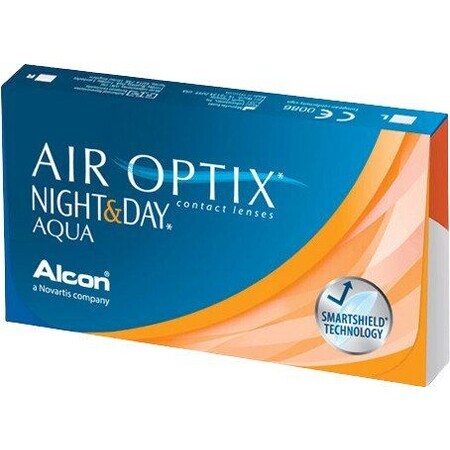 Alcon Air Optix Night & Day Aqua -1,50D, kromming: 8,60 6 stuks