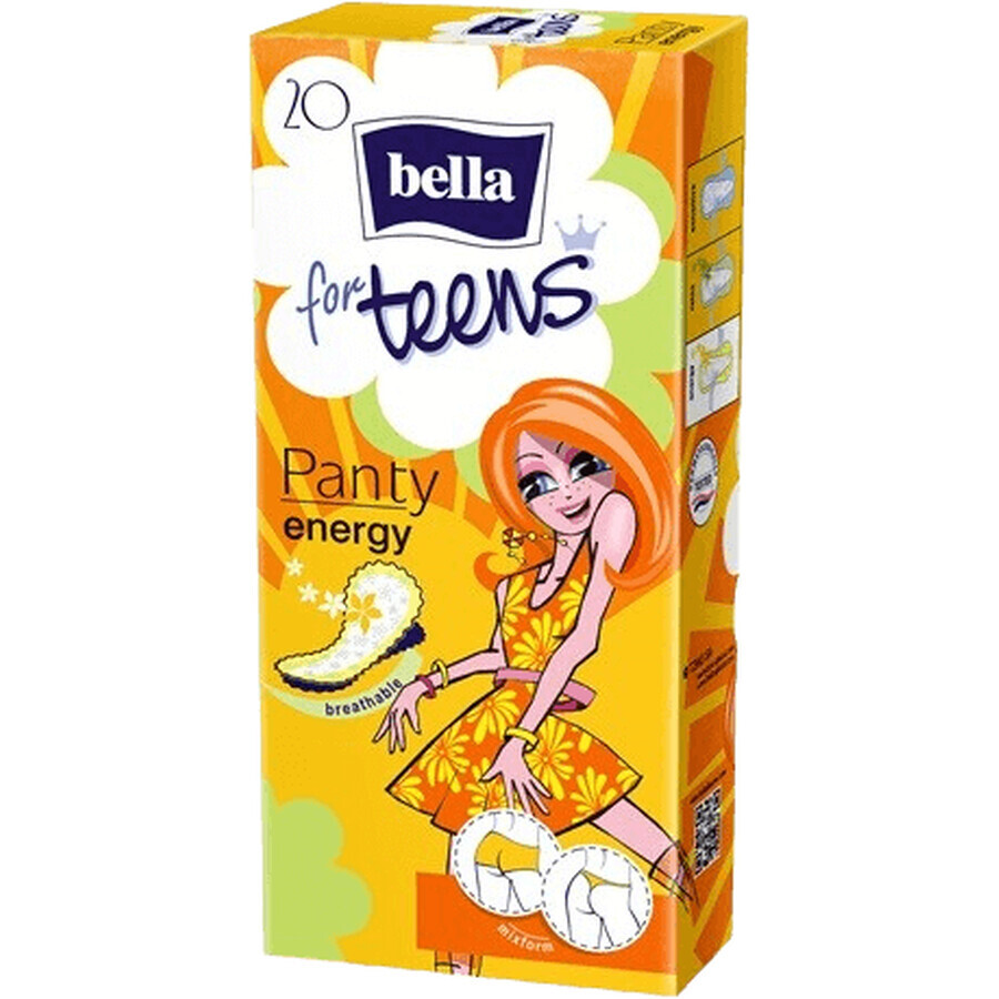 Bella voor tieners Energy Pads voor slips 20 stuks