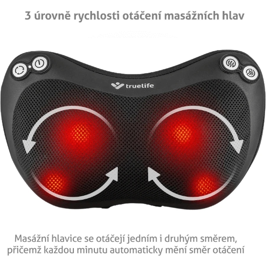 TrueLife RelaxBack B3 Charge, massagekussen