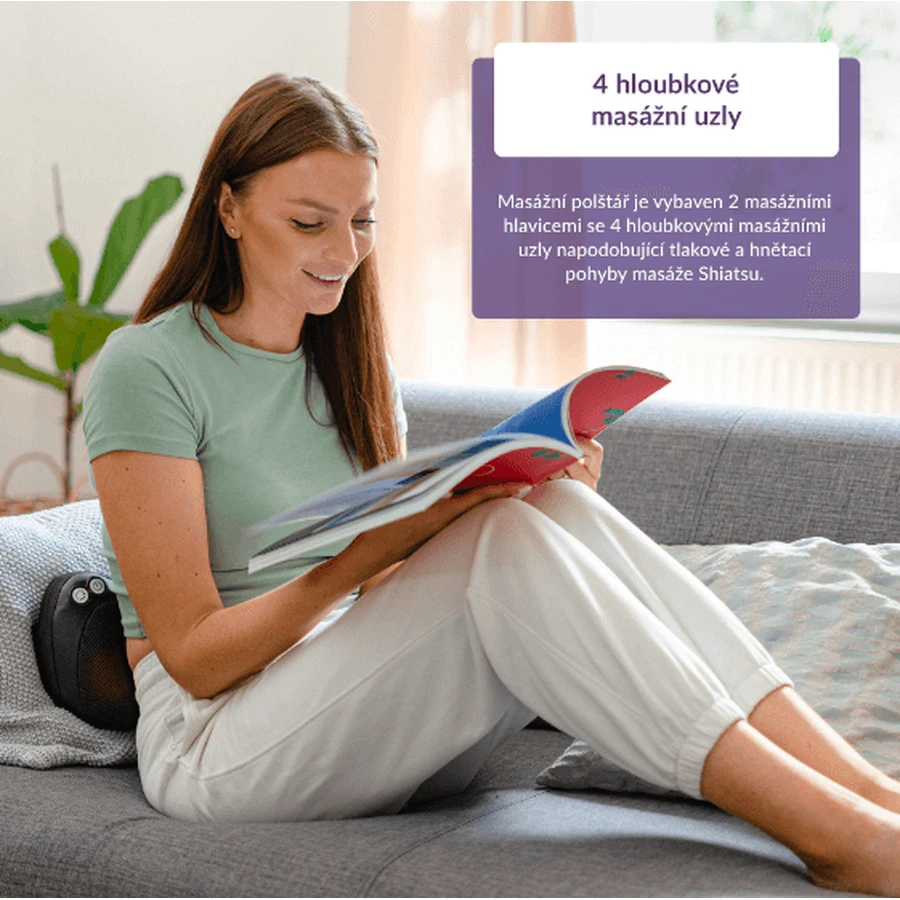 TrueLife RelaxBack B3 Charge, massagekussen