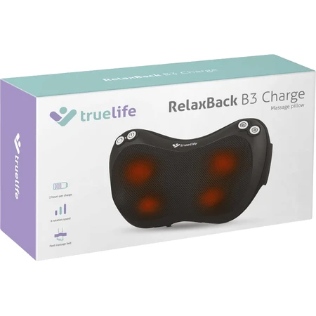 TrueLife RelaxBack B3 Charge, massagekussen
