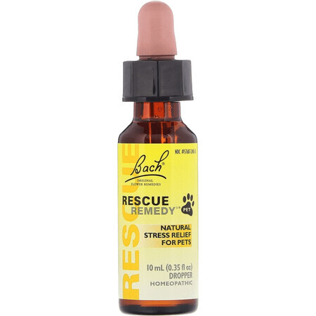 Dr Bach Rescue Remedy druppels voor dieren 10 ml