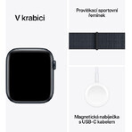 Apple Watch SE GPS + Cellular 40mm Middernacht aluminium behuizing met Sports Ink-lus