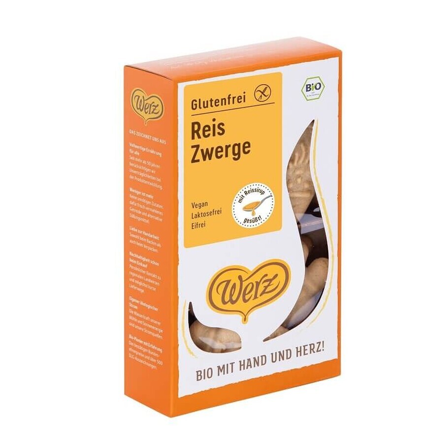 Öko-Kekse aus braunem Reis, 125 g, Werz