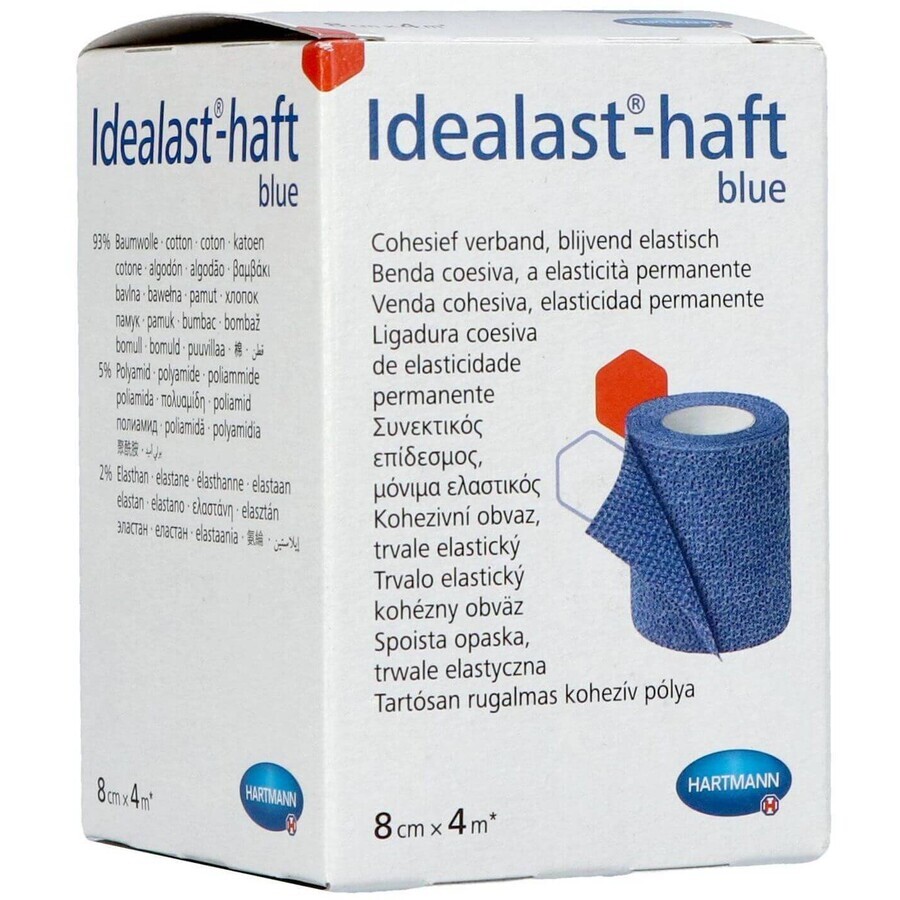 Hartmann Idealast-haft blue colored tape 8cm x 4m