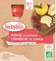 Babybio Doypack apple, raspberry 4 x 90 g