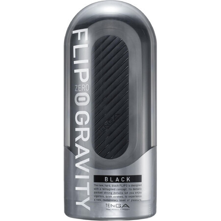 Tenga Luxe Wanker Flip Zero Gravity Zwart Zwart