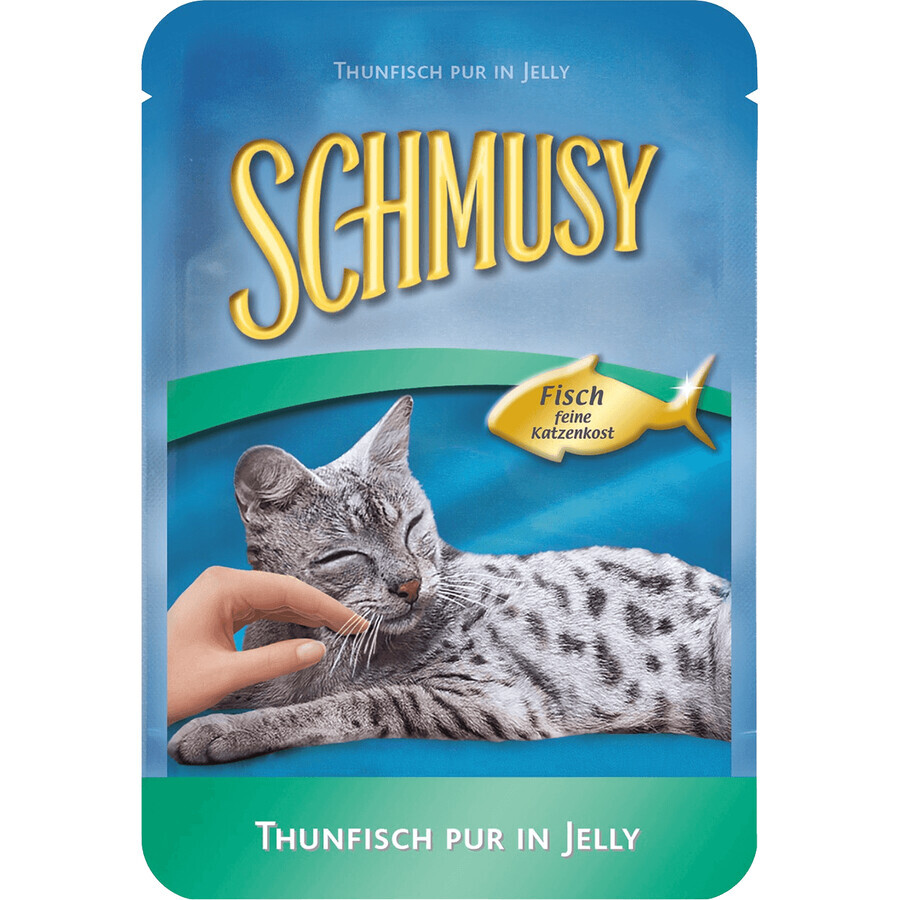 Schmusy Capsule Tonijn in gelei 100 g