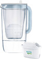 Brita One filterwaterkoker, MX PRO filter, glas/wit 2,5 l