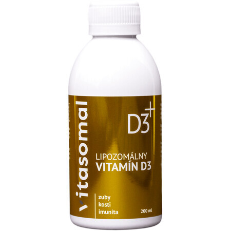 Vitasomal Liposomale vitamine D3 zonder conserveringsmiddelen 200 ml