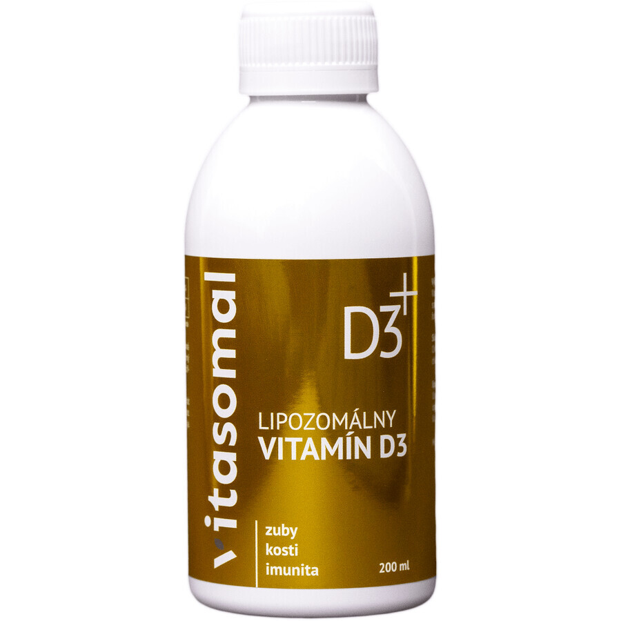 Vitasomal Liposomale vitamine D3 zonder conserveringsmiddelen 200 ml