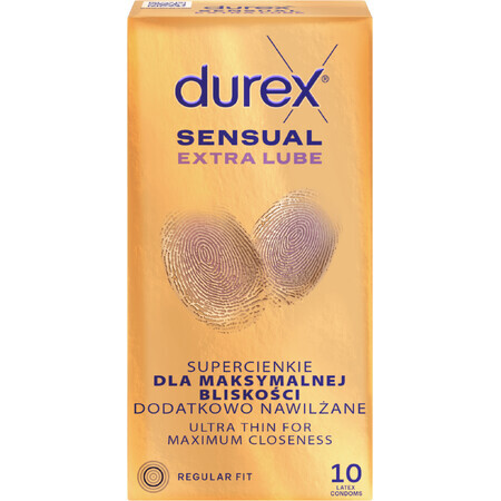 Durex Sensual Extra Lube 10 pcs