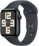 Apple Watch SE GPS + Cellular 40 mm kast van Midnight Aluminium met Midnight Sport Band - M/L