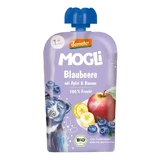 Biologische Bosbes-, appel- en bananenmoes, 1 jaar+, 100 g, Mogli
