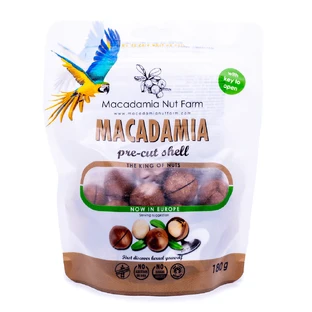 Nueces de macadamia con cáscara, 180 g, Macadamia