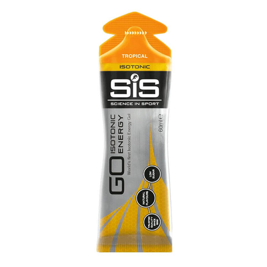 Gel energizant isotonic tropical Go Isotonic, 60 ml, Sis