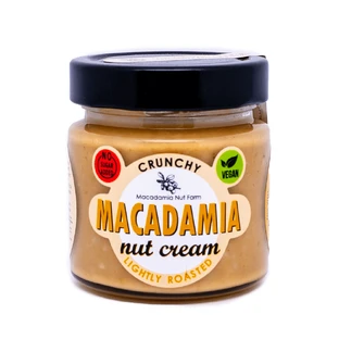 Crunchy macadamianotencrème - licht geroosterd, 180 g, Macadamia