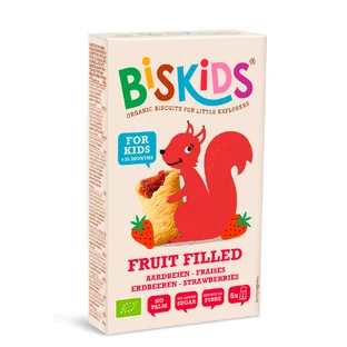 Biskids Bio-Erdbeer-Kekse, 120 g, Belkorn