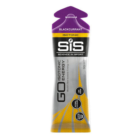 Go Isotonic energieke isotone gel met Go Isotonic kruisbessensmaak, 60 ml, Sis