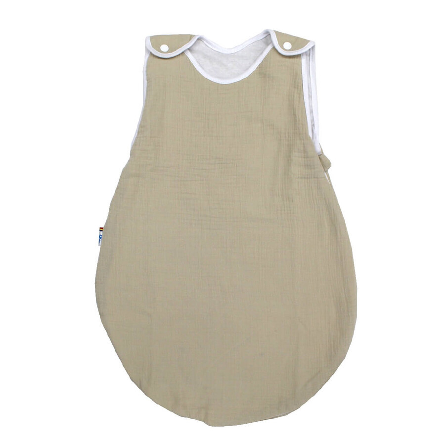 Saco de dormir de algodón beige, 6 - 12 meses, Baltic Bebe