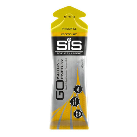 Isotonic energizing gel with pineapple Go Isotonic, 60 ml, Sis