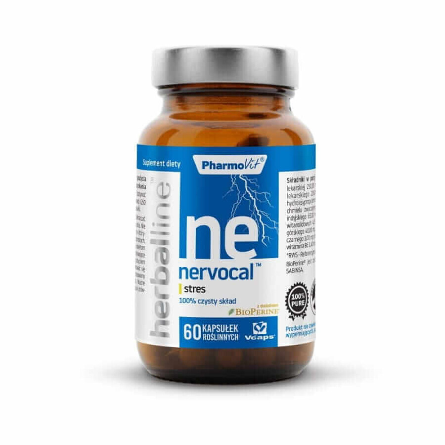 Herballine Nervocal stress 60 capsules